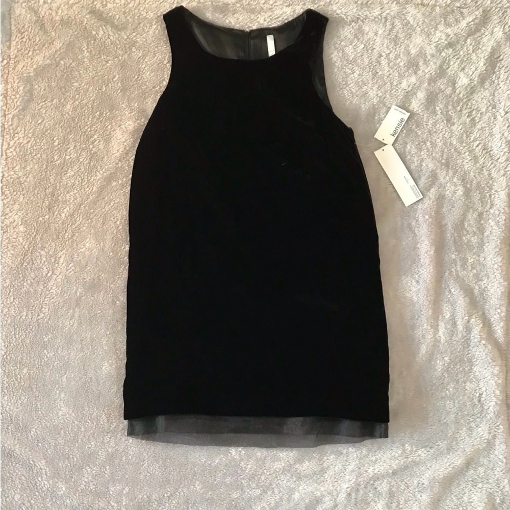 Kensie Elegant Black Sleeveless Dress